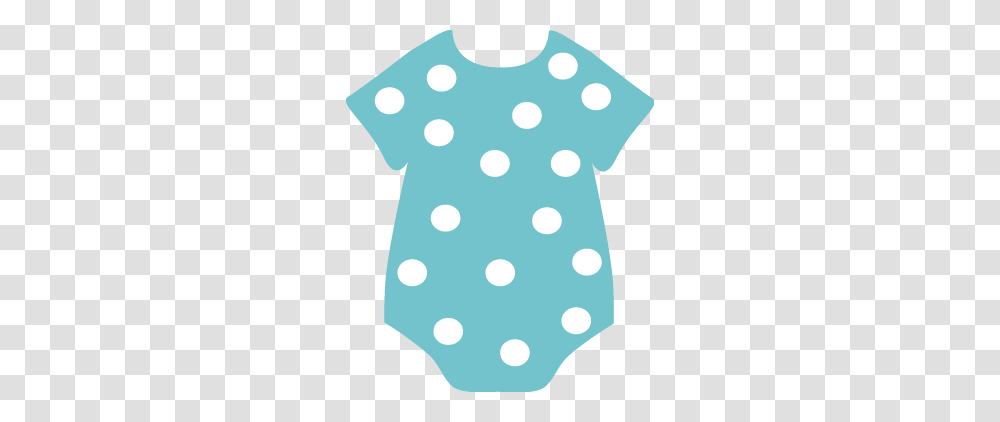 Teal Polka Dot Onesie Clip Art, Texture, White Transparent Png