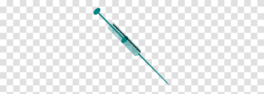Teal Syringe Injection Clip Art, Tool, Screwdriver Transparent Png