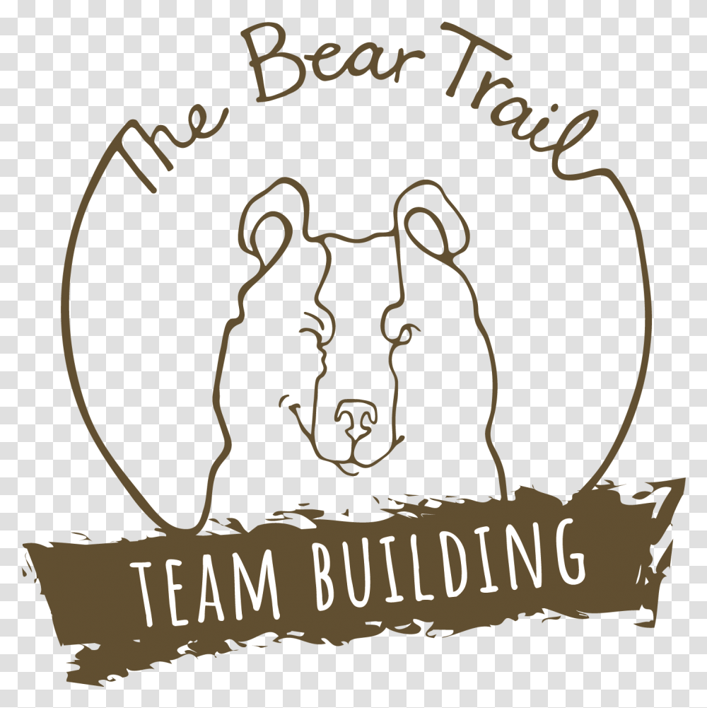 Team Building Logo Bear Trail, Label, Text, Animal, Mammal Transparent Png