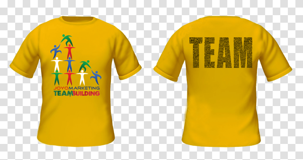 Team Building T Shirt, Apparel, Jersey, Person Transparent Png