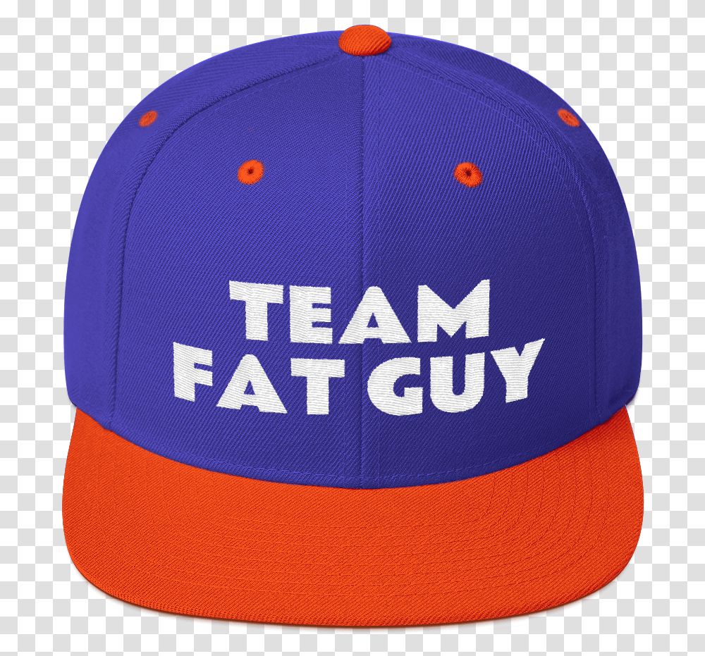 Team Fat Guy Snapback Hat Baseball Cap, Clothing, Apparel Transparent Png
