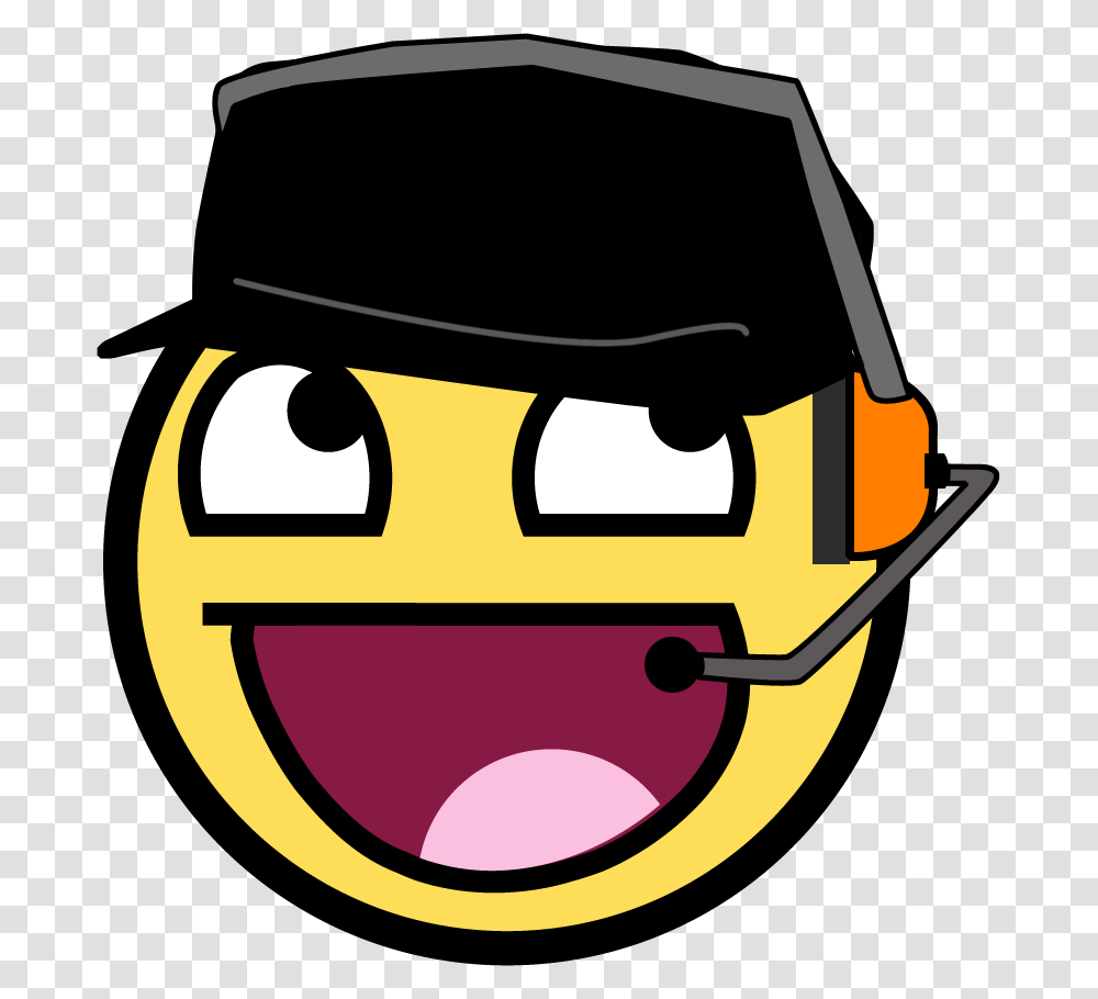Team Fortress 2 Smiley Clip Art Awesome Face Scout, Light, Gun, Weapon, Weaponry Transparent Png