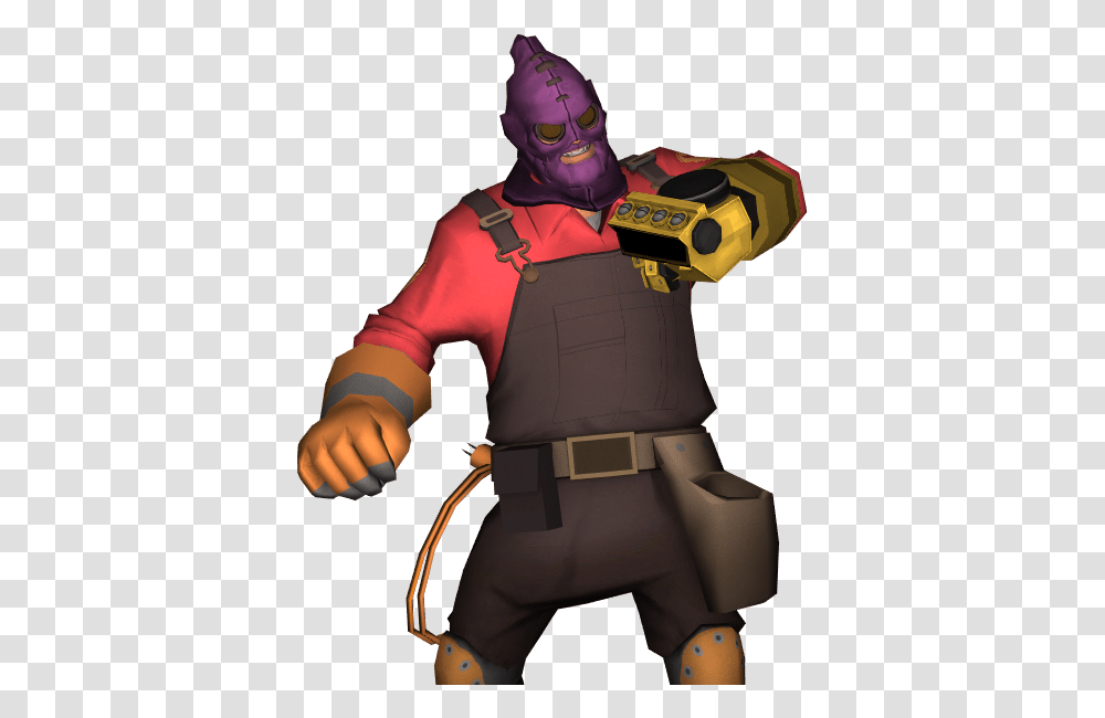Team Fortress Tf2 Engineer Cosmetics Halloween, Toy, Costume, Person, Human Transparent Png