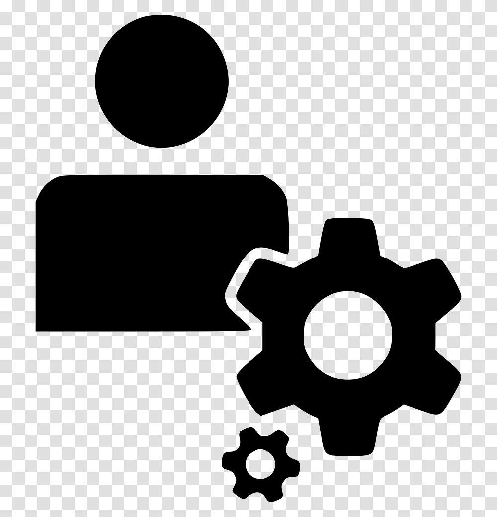 Team Icon Production Icon, Machine, Gear, Stencil Transparent Png