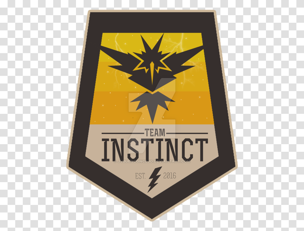 Team Instinct Logo Pokemon Go Team Badges, Poster, Advertisement, Flyer, Paper Transparent Png
