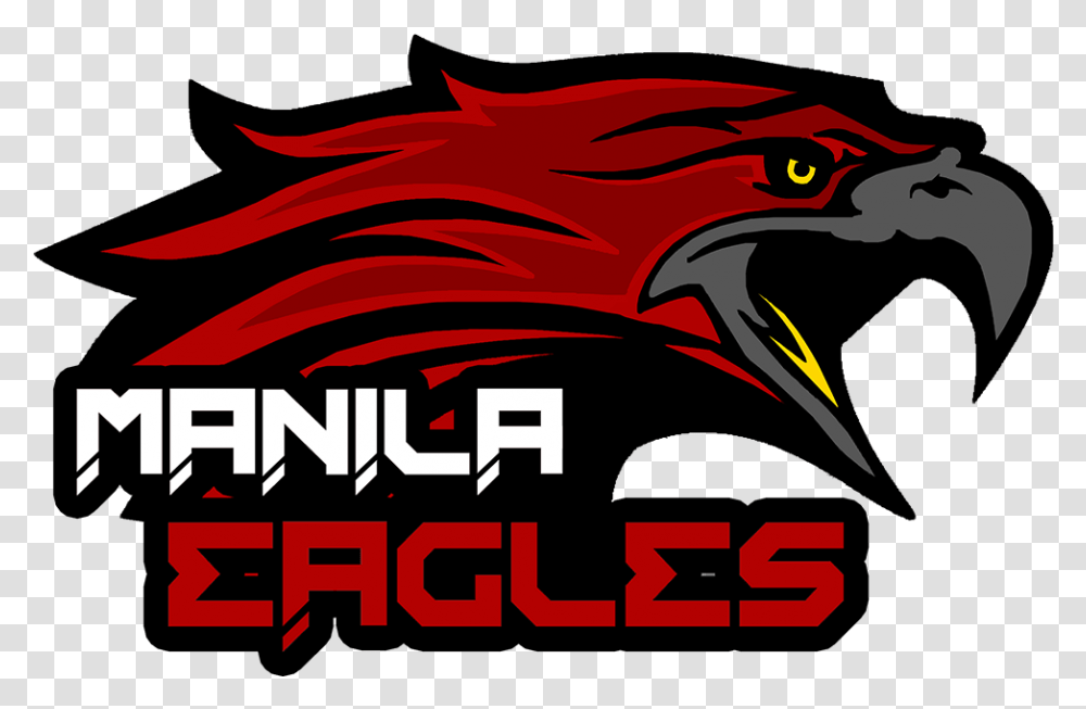 Team Manila Eagles Black Eagle, Dragon, Text, Word, Horse Transparent Png
