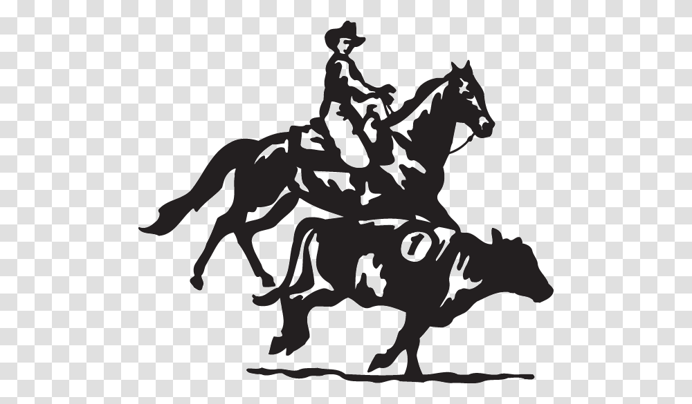 Team Penning Ranch Sorting Clip Art Cattle Sticker Ranch Sorting Clip Art, Stencil, Cow, Mammal, Animal Transparent Png
