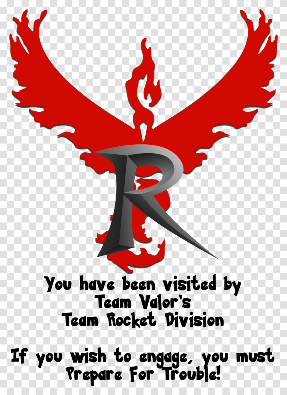 Team Rocket Division Pokemon Red Team Name, Dragon, Poster, Advertisement Transparent Png