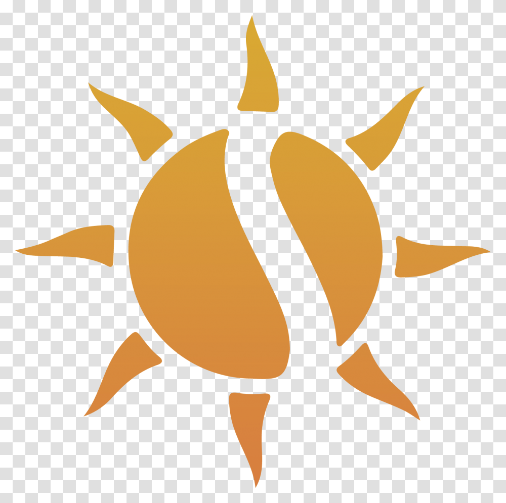 Team S Logo Red Sun Weather Symbol, Animal, Sea Life, Mammal, Star Symbol Transparent Png