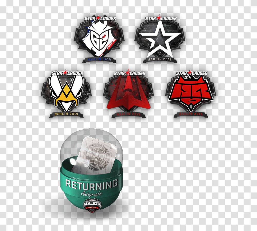 Team Stickers 2019 Berlin Major, Armor, Star Symbol Transparent Png