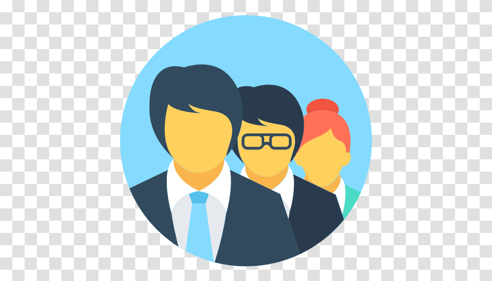 Team Vector People Icon, Head, Person, Face, Tie Transparent Png