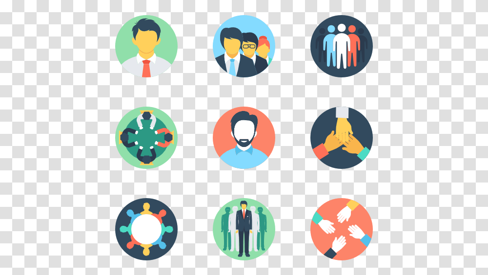 Teamwork And Organization Back To School Icon, Person, Face, Crowd Transparent Png