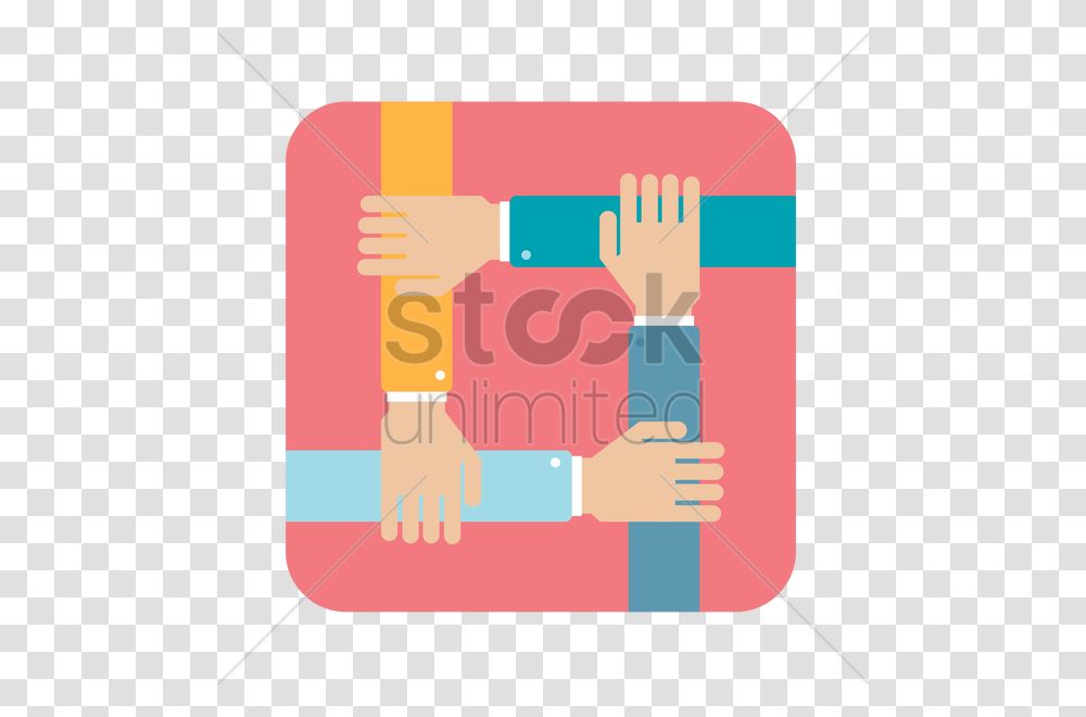 Teamwork Vector Image, Hand, Number Transparent Png