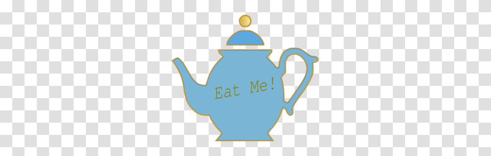 Teapot Clipart Alice In Wonderland, Pottery Transparent Png