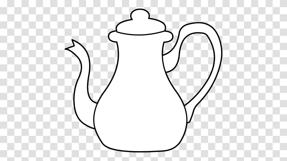 Teapot Clipart Black And White, Pottery, Jar, Jug, Lamp Transparent Png