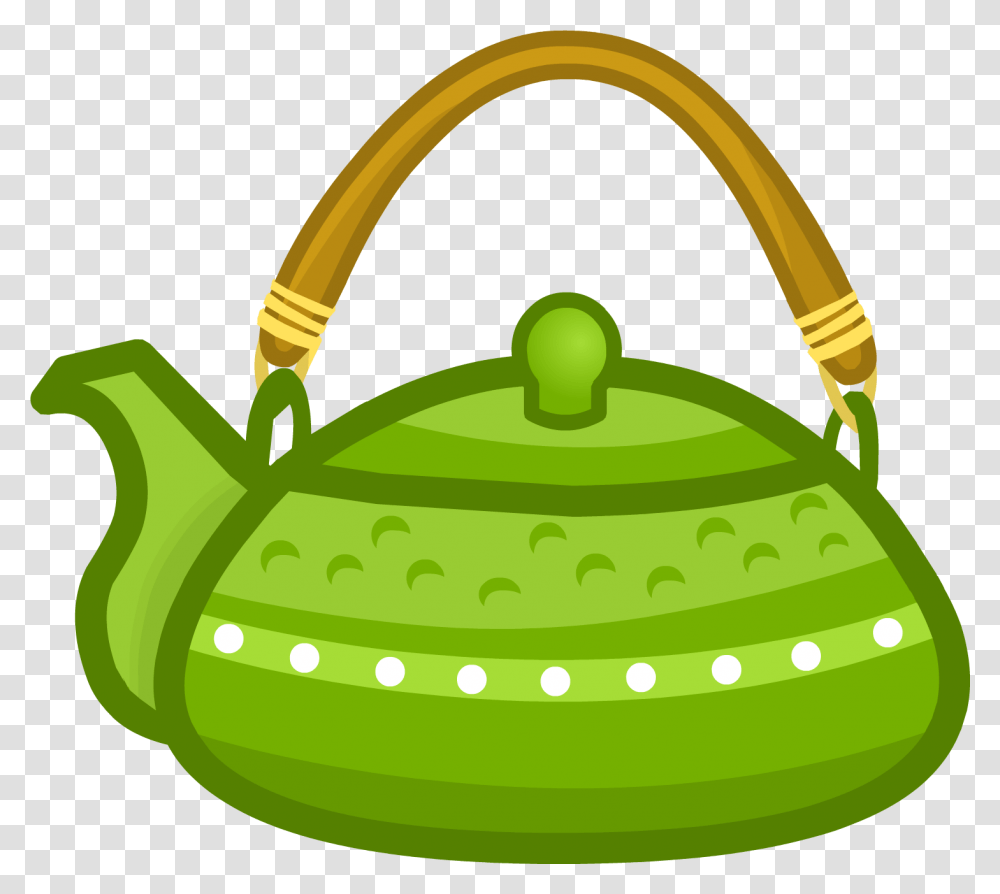 Чайник вектор зеленый