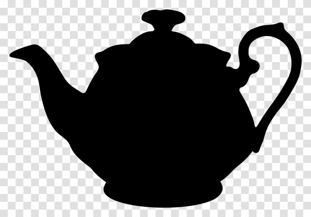 Teapot Drink Silhouette Mug, Gray, World Of Warcraft Transparent Png