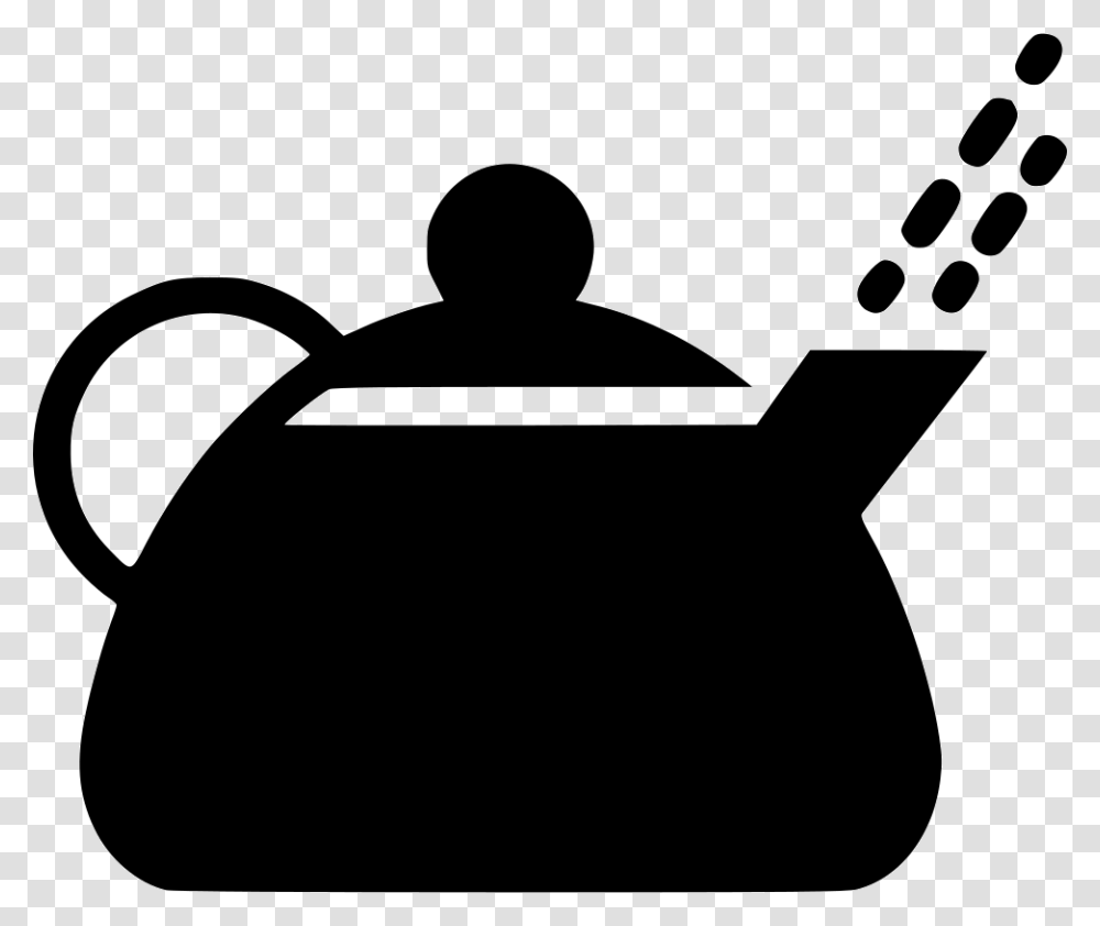 Teapot Icon Free Download, Pottery, Silhouette, Stencil Transparent Png