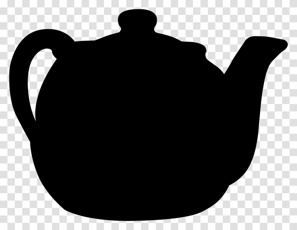 Teapot Icon Free Download, Silhouette, Pottery, Stencil Transparent Png