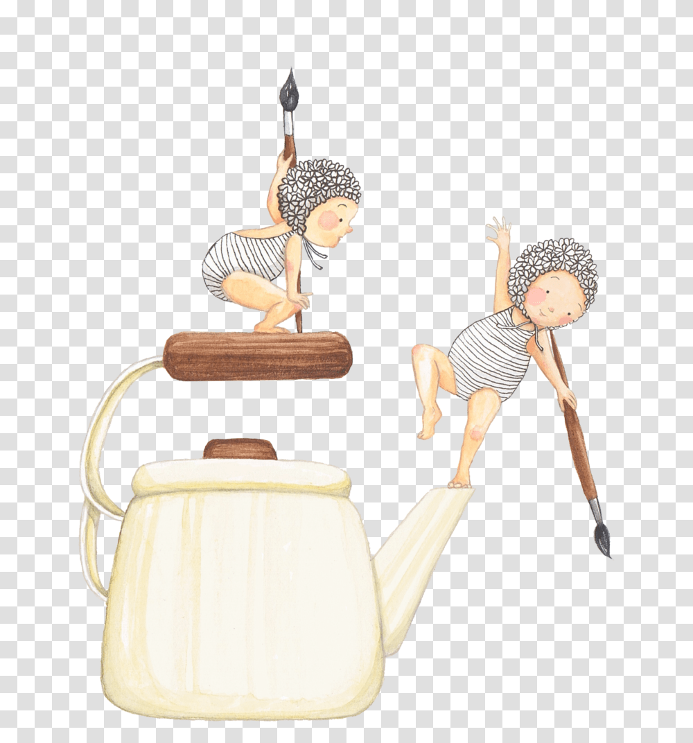 Teapot, Person, Human, Pottery, Wedding Cake Transparent Png