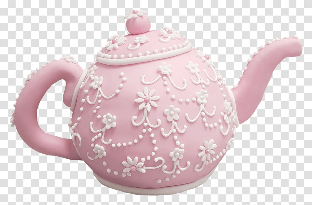 Teapot, Pottery, Birthday Cake, Dessert, Food Transparent Png