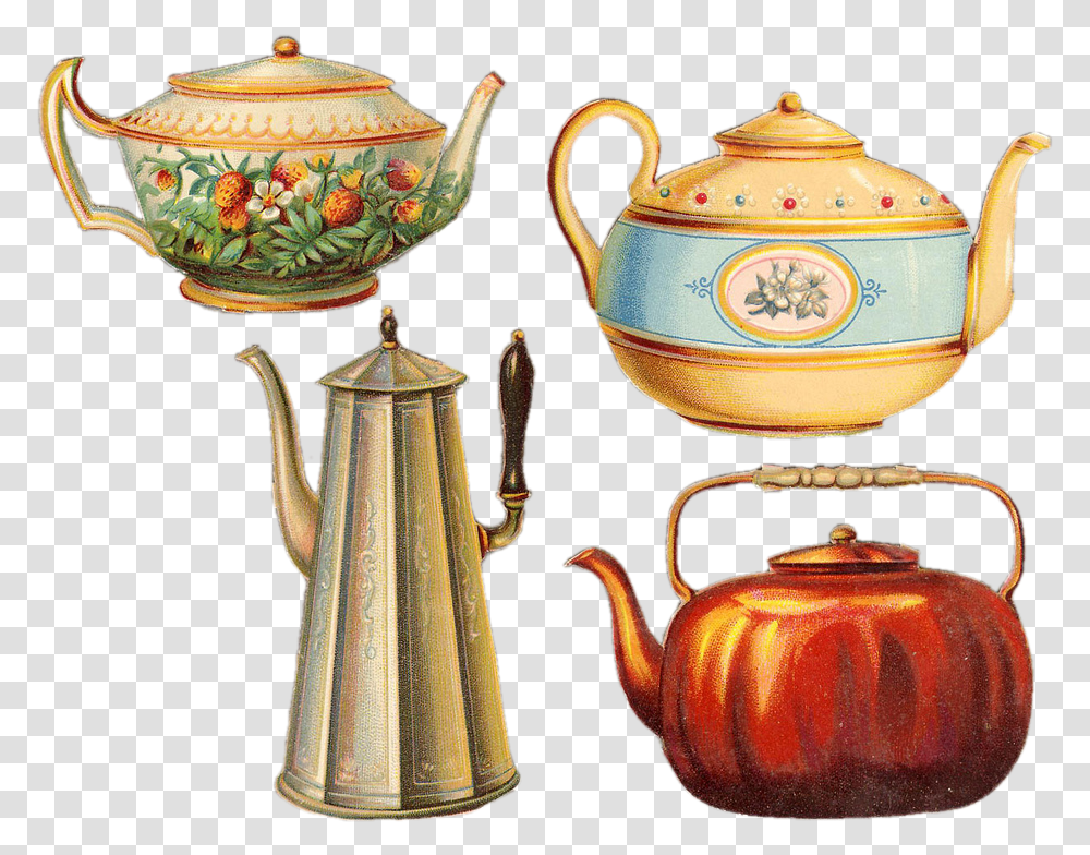 Teapot, Pottery, Porcelain, Bronze Transparent Png
