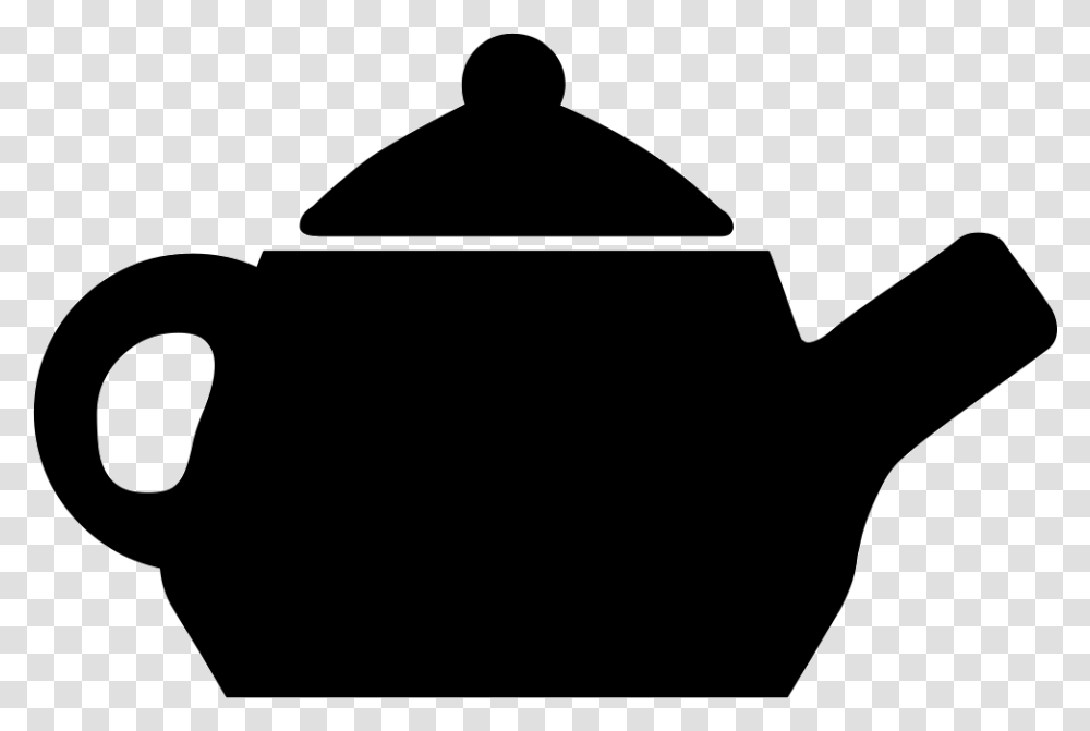 Teapot, Pottery, Silhouette Transparent Png