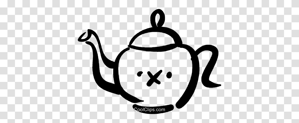 Teapot Royalty Free Vector Clip Art Illustration, Pottery, Silhouette Transparent Png