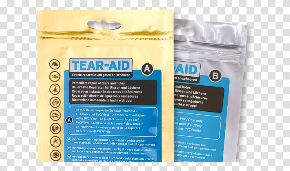 Tear Aid Repair Tear Aid B, Food, First Aid, Flour, Powder Transparent Png