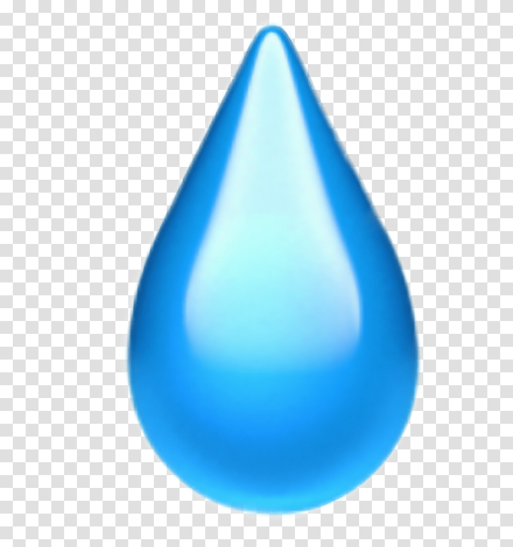 Tear Droplet Emoji Iphone Sticker By Maddy Drop, Balloon, Clothing, Apparel, Glass Transparent Png