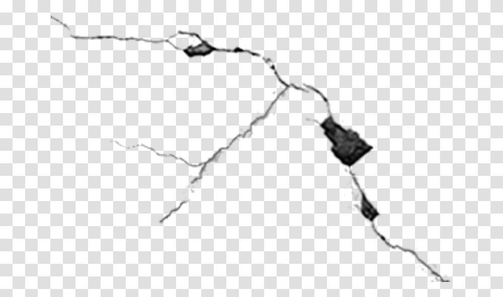 Tear Hole Cracked Cracking Cracks Ground Overlay Map, Tool, Weapon, Weaponry Transparent Png