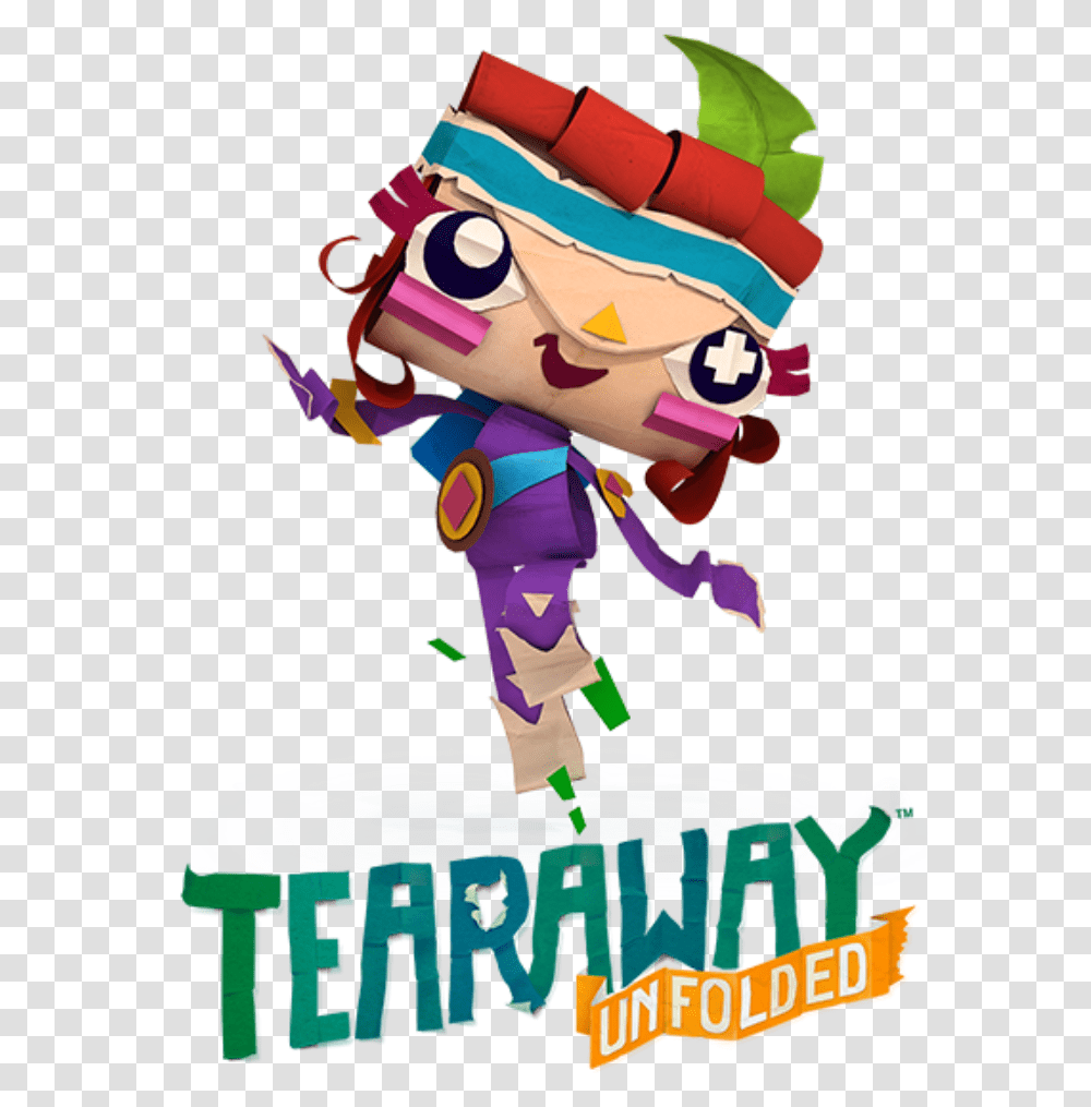 Tearaway Unfolded Woohoo Tearaway Ps Vita, Super Mario, Poster Transparent Png