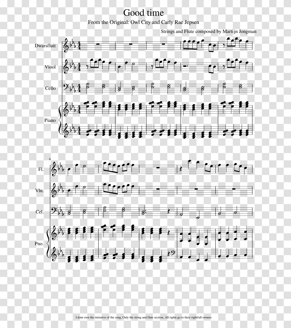 Tears Don't Fall Sheet Music, Gray, World Of Warcraft Transparent Png