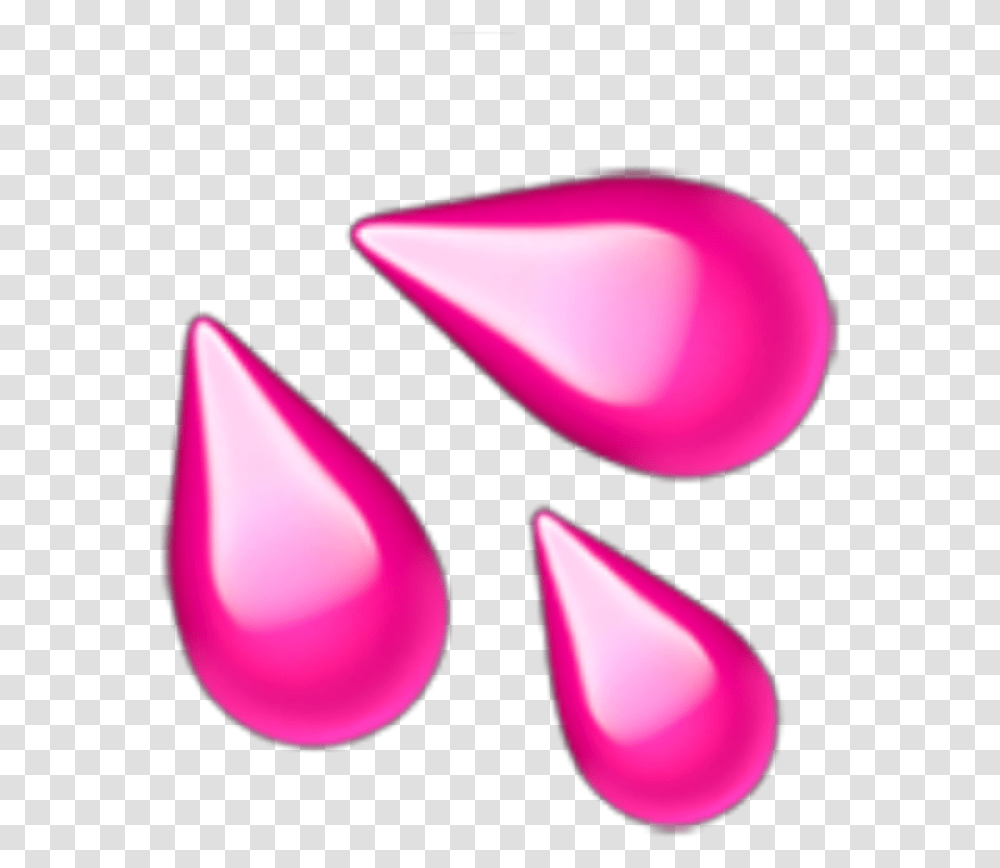 Tears Tear Pink Emoji Pinkemoji Remix Apple Sweat Background Water Emoji, Purple, Lighting, Triangle, Ball Transparent Png