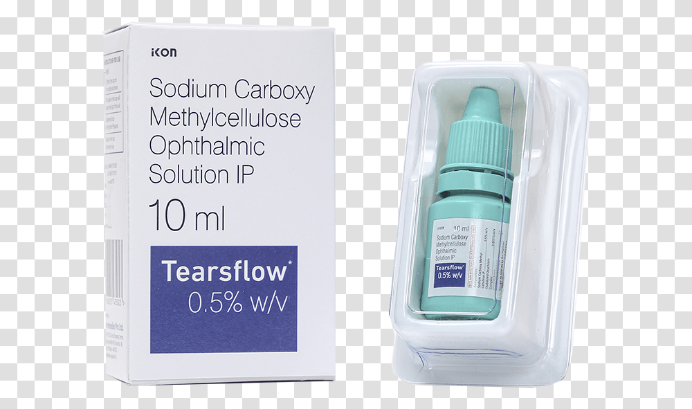 Tearsflow Eye Drops Cosmetics, Bottle, Label, Tin Transparent Png
