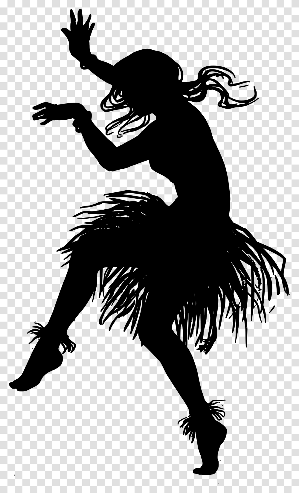 Teaser Campaign Hula Girl Silhouette, Gray, World Of Warcraft Transparent Png