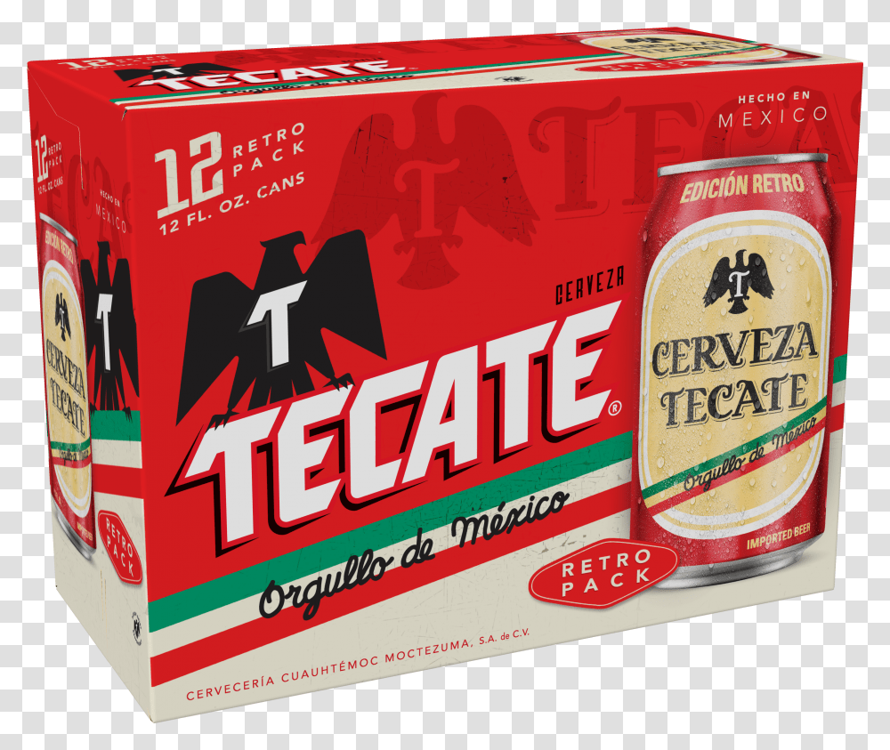Tecate Mexico Beer, Box, Carton, Cardboard Transparent Png