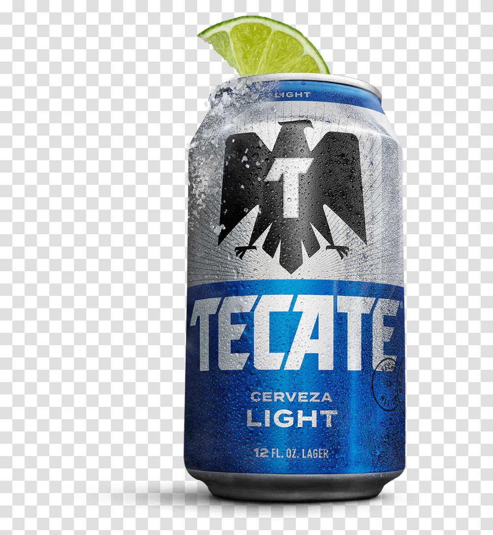Tecate Sal Y Limon Bottled Water, Tin, Can, Beverage, Ice Transparent Png