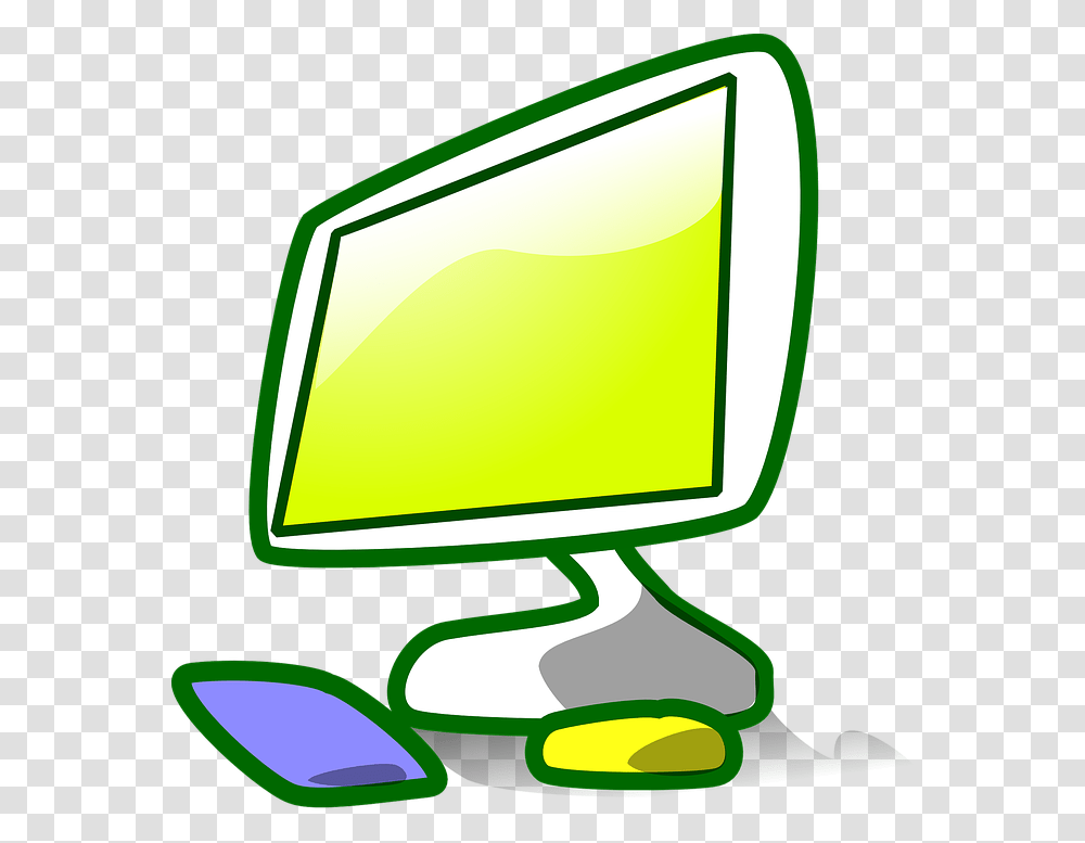 Tech Clip Art, Green, Lamp, Pc, Computer Transparent Png