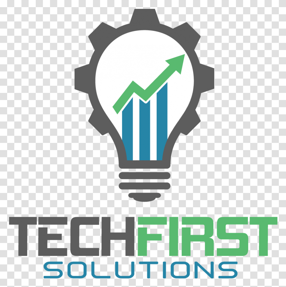 Techfirst Solutions Logo Light Background Square Medium Digital Marketing Company Logo, Poster, Advertisement, Lightbulb Transparent Png