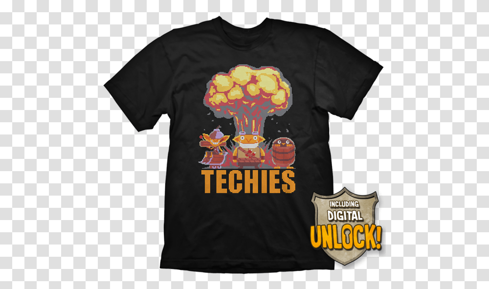 Techies Mushroom Cloud Ingame Code T Shirt Dota 2 Techies, Clothing, Apparel Transparent Png