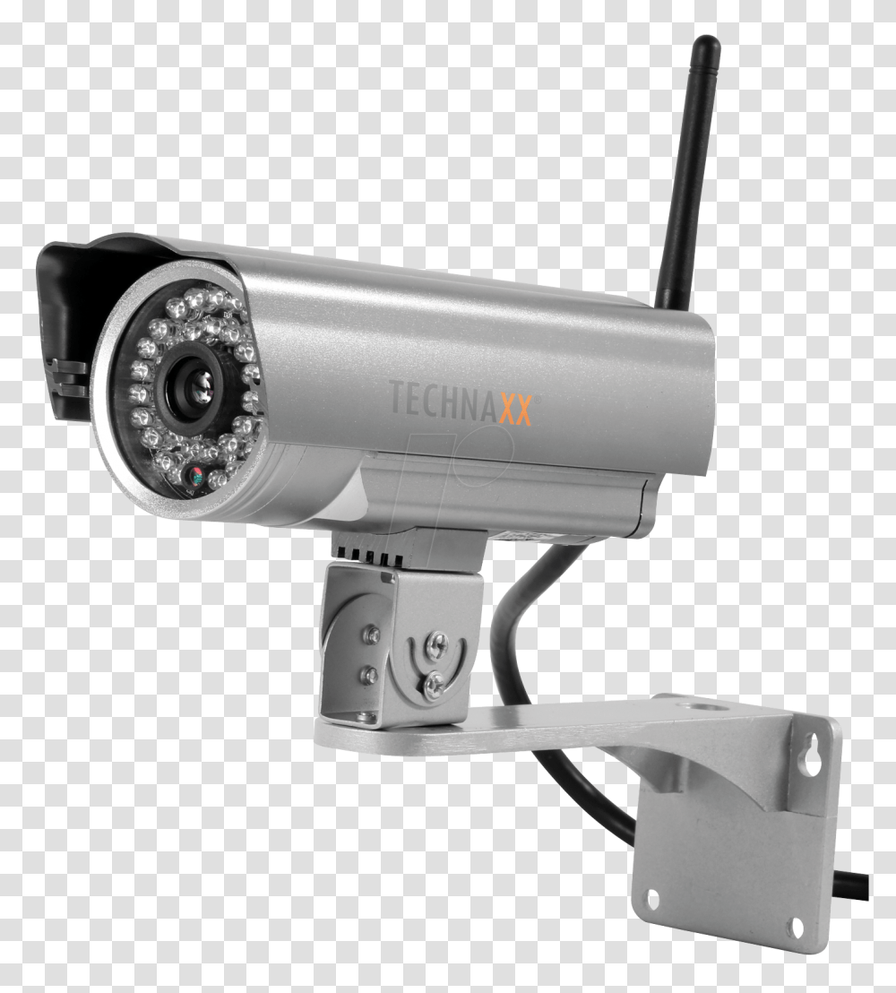 Technaxx Ip Surveillance Camera Outdoor Area Tx, Electronics, Blow Dryer, Appliance, Hair Drier Transparent Png