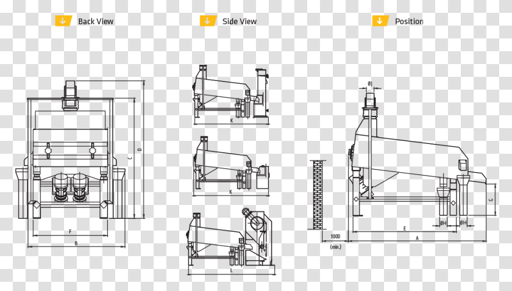 Technical Sheet Picture Systematic Diagram Of Seed Separator Used For Wheat, Plan, Plot, Machine Transparent Png