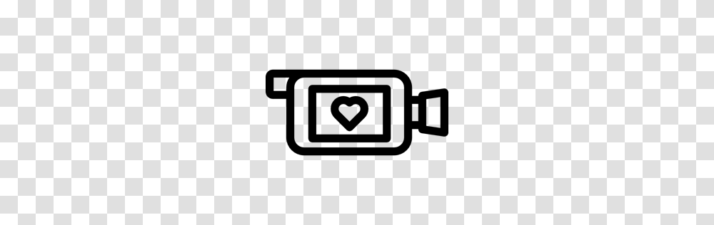 Technology Cam Wedding Heart Video Camera Icon, Gray, World Of Warcraft Transparent Png