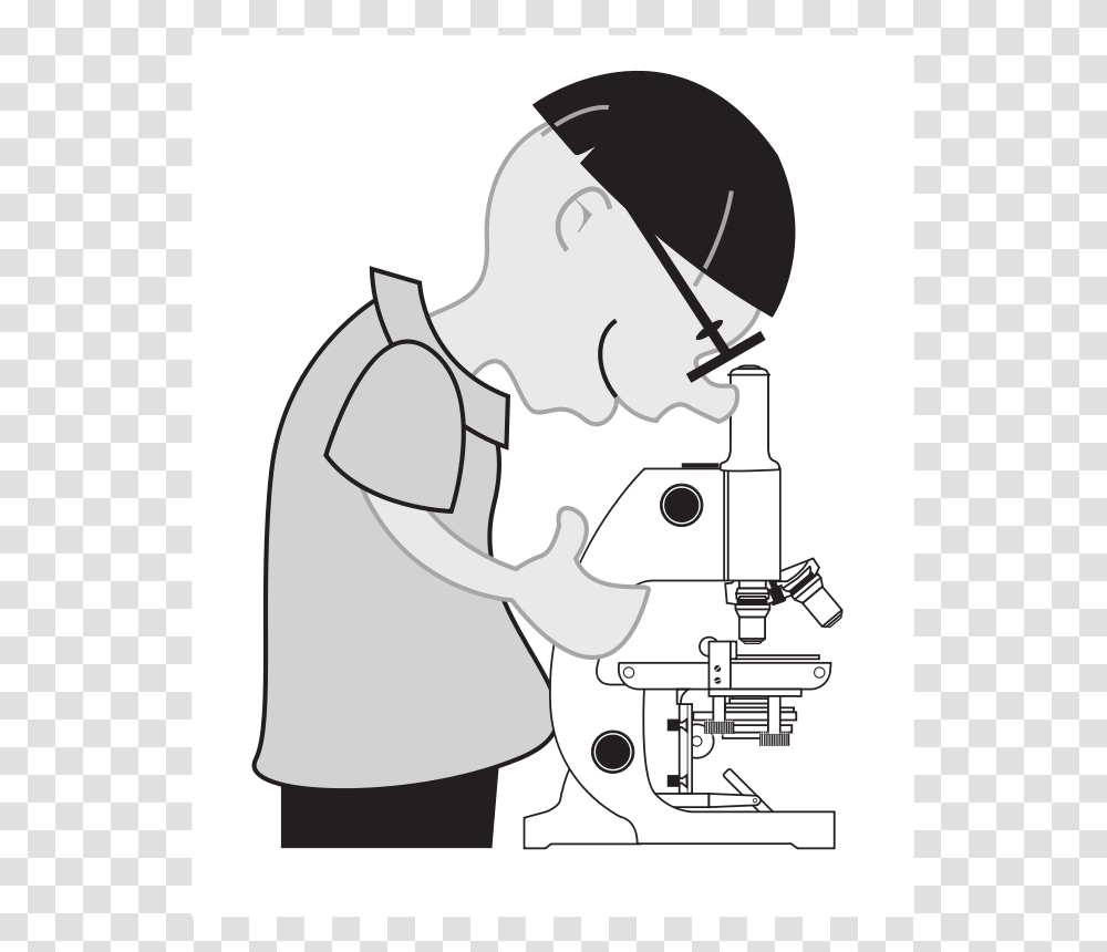 Technology, Microscope, Scientist Transparent Png