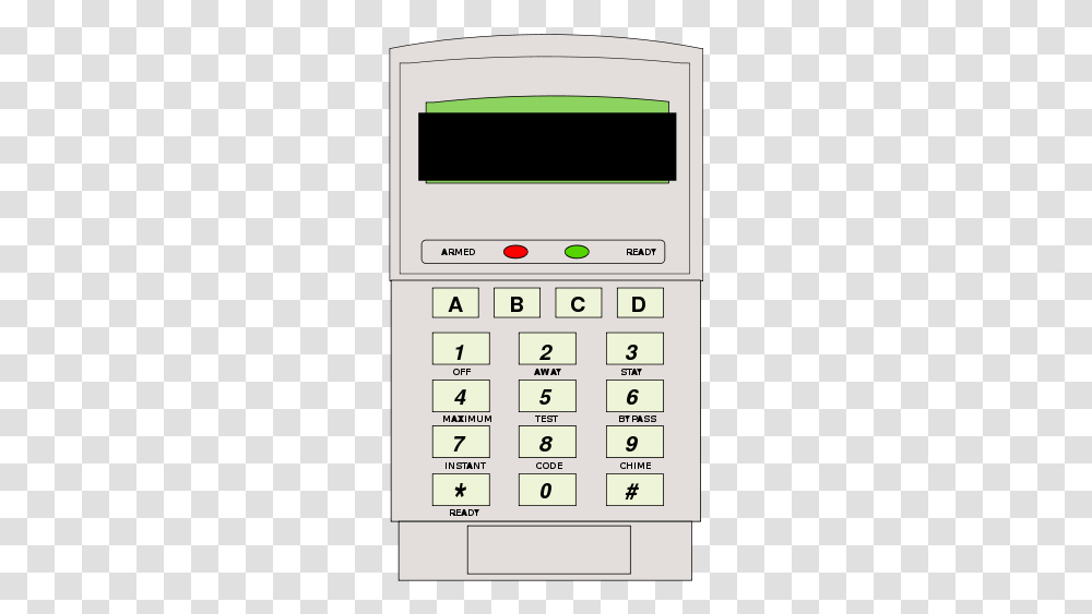 Teclado De Alarma Machine, Calculator, Electronics, Mobile Phone, Cell Phone Transparent Png