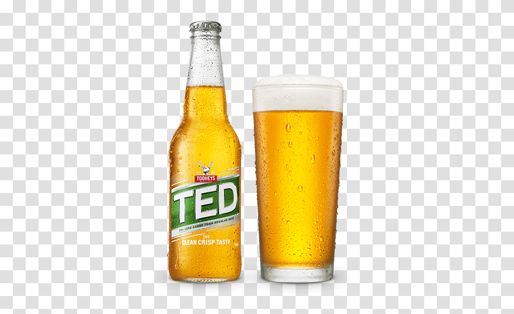 Ted Tooheys Extra Dry, Beer, Alcohol, Beverage, Drink Transparent Png