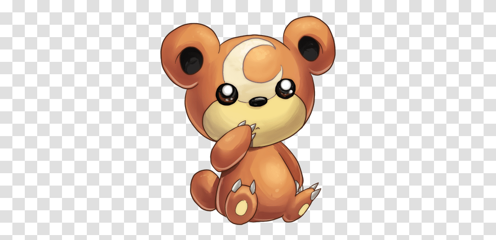 Teddiursa Pokemon Image Cute, Toy, Food, Sweets, Confectionery Transparent Png