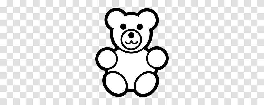 Teddy Bear Animals, Stencil, Toy Transparent Png