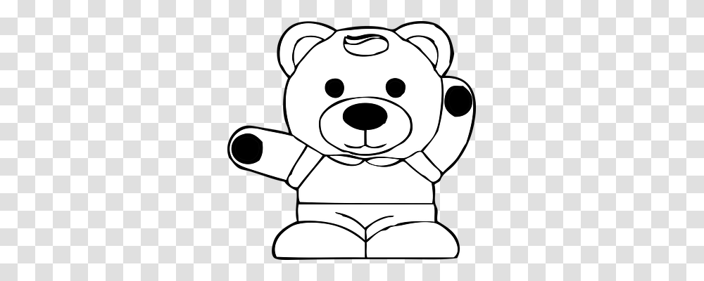 Teddy Bear Person, Toy, Stencil, Robot Transparent Png